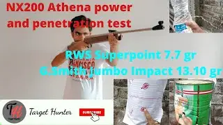 PRECIHOLE NX200 ATHENA AIR RIFLE | POWER AND PENETRATION TEST | .177 CAL