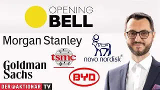 Opening Bell: Goldman Sachs, Morgan Stanley, TSMC + Rally bei Chipausrüstern, Novo Nordisk, BYD