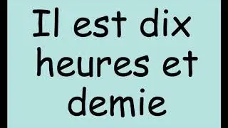 Time ballet French