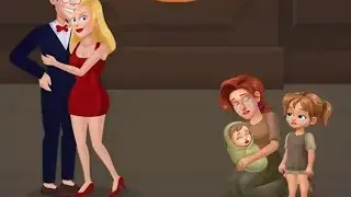 Home Escape: Pull The Pin 📌🔓|| Help the lady and children 😭🥺