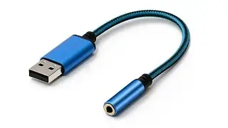 #ProductPREVIEW: Short #USB to Audio Jack Adapter | USB #Stereo External #SoundCard #audiocable