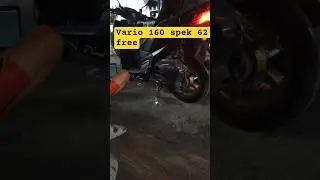 BLAR!! SUARA MESIN IDLE HONDA VARIO 160 SPEK 62 BORE UP