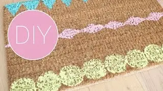 DIY Saaie deurmat opvrolijken