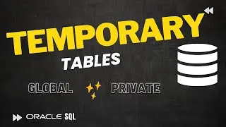How to create Global and Private Temporary table in Oracle Database | Oracle Live SQL | Oracle SQL