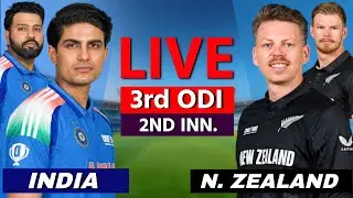 🔴IND Vs NZ, 3rd ODI 2026, Live Cricket Score & Commentary | Live Cricket Match Today, LAST 10 OVERS