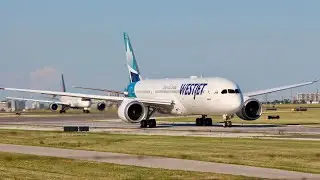 WestJet First Flight for Brand New Boeing 787-9 | Toronto to Calgary Departure | C-GMKS