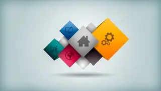 Photoshop Tutorial | 3D info grpahic Design box