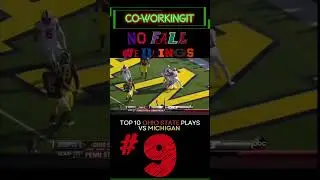#Top10 Ohio State plays VS Michigan: Braxton Miller TD run from MID FIELD! ￼#cfb #shorts #rivalry