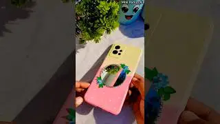 Old Mobile Cover Painting ☺️🎨#reuseoldmobilecover #shorts #youtubeshorts #trending #diy#vilar #video