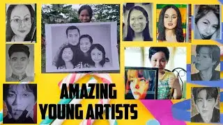 Drawing of amazing young Filipino artists | Episode 1: Shane,Angel and King-King