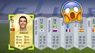 WTF RONALDO IN A SILVER PACK!😱 - TOP 10 LUCKIEST PACKS OF FIFA 18