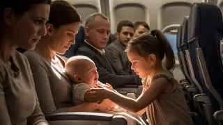 Infant Wouldn&rsquo;t Stop Crying on Flight, Until a Little Girl Performed a Miracle