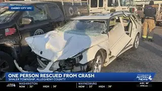 Two-vehicle crash in Shaler Township, Pennsylvania