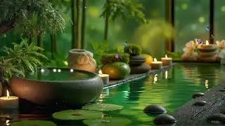 Healing Sleep Music 🌿 Meditation Music Relax Mind & Body ~ Water Sounds