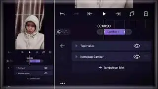 tutorial garis scribble neon di Alight Motion