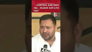BJP controlling and misusing CM Nitish Kumar, claims RJD leader Tejashwi Yadav #shorts #etnow