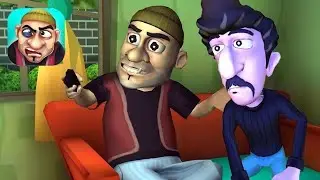 Scary robber gameplay part 16 (level:Spice party! &level :Peck and Pluck)