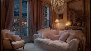 French Cottage Ambience / Snowy Day / Relaxation / Soft Jazz