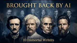10 American Writers Brought Back to Life with AI | Edgar Allan Poe, Mark Twain, Jack London & More