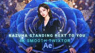 KAZUHA STANDING NEXT TO YOU 4K AE SHARPEN SMOOTH SLOMO TWIXTOR CLIPS || 
