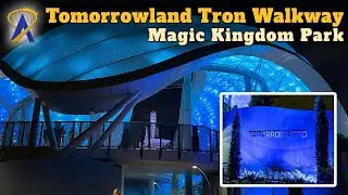 New Tomorrowland Tron Entrance Walkway from Storybook Circus at The Magic Kingdom