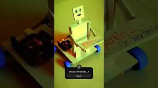 A successful science project l #physics l A AI contolled robot via bluetoth ....