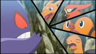 infernape teaching Ganger new move | Ganger new attack | Pok&eacute;mon journeys