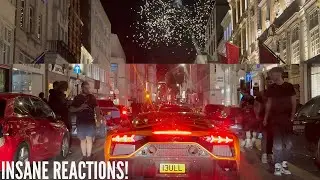 Driving a Aventador SVj Through a Tuner Car Meet GONE WRONG! *POLICE SHUTDOWN*