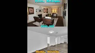 Choose a property - Flint, Michigan vs Miami, Florida #shorts