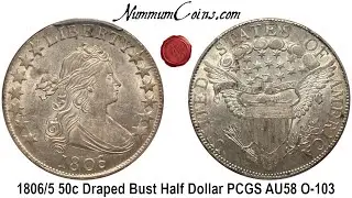 FairfaxCoins.com 1806/5 50c Draped Bust Half Dollar