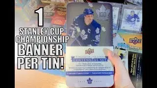 2017 Upper Deck Toronto Maple Leafs Centennial Retail Tin Break (With Product Breakdown)