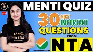 30 Most Important Questions From NTA | NEET 2021 Preparation | NEET Biology | Meenakshi Ma'am
