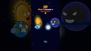 What If Sun Become A Black Hole? #space #cosmolog #universe