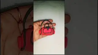 miniature mini bag with super clay#shorts#claycrfat#clayart#polymer#shorts
