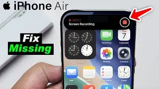 How to put screen recording on iPhone 17 Air (FIX)