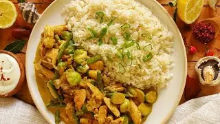 Curry Poulet Coco Healthy 🍛 &ndash; Facile, L&eacute;ger & D&eacute;licieux | كاري الدجاج الصحي