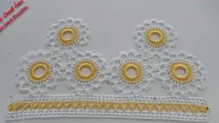 Örmesi kolay olsun ama gösterişli olsun diyen izleyicim için yaptım🙏 #havlukenarı #crochet
