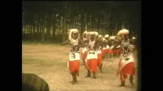 Usumbura ann&eacute;es 50 Brousse et  Pygm&eacute;e Danse et folklore  Fancy fair Usa