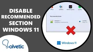 Disable Recommended Section Windows 11