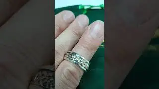 Men's Silver and Gold Claddagh Ring Ireland