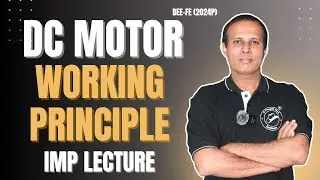 DC Motor Working Principle | IMP Lecture | BEE | FE (2024P) | #sppu #bee #engineeringsubjects