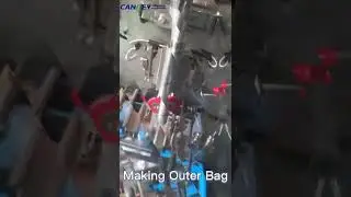 Inner and Outer Pyramid Tea Bag Packing Machine Video #teabag #teapackingmachine