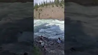 The Bow Falls in Banff, Alberta