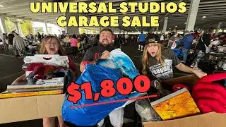 We went crazy at the Universal Studios Garage sale! Almost 2 grand worth of merch!
