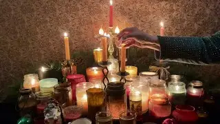 Candlelight Christmas (No talking/soft-spoken intro) Candles burning in real time~meditative music.