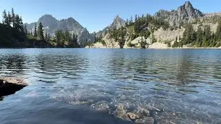Peaceful Mountain Lake Views And Sounds | Gem Lake, Snoqualmie Pass Washington | No Loop 
