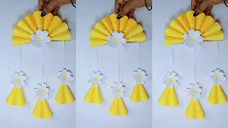 Quick and easy paper Wallhanging homdecor ideas for home decor ideas/paper craft/craft design/diy