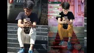 Whatsapp chatting Photo Editing tutorial  || Xaifi Editz ||