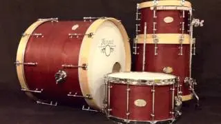 Cameron Connor's Custom Wood Hoop Drum Kit