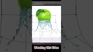 Apple Splash Effect in Photoshop #shorts #tutorial #photoshop #video